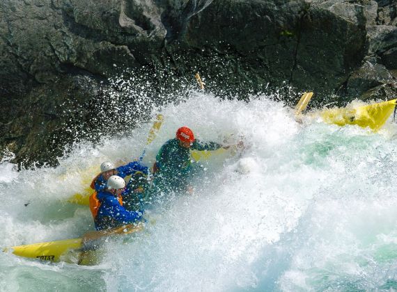 River Rafting on the Clearwater River, BC